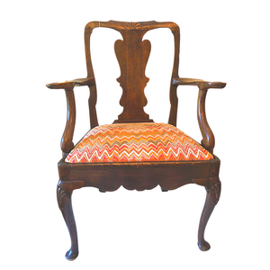 George II Carved Walnut Arm Chair