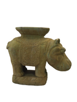 Load image into Gallery viewer, Mid-Century Concrete Hippo Garden Seat
