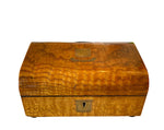 Load image into Gallery viewer, 19th C. English Gentlemen's  Burl Dresser Box
