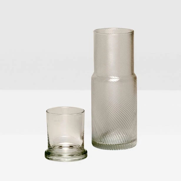 Carafe and Drinking Glass in Smoky