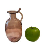 Load image into Gallery viewer, Purple Blown-Glass Bud Vase with Handle

