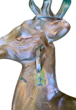Load image into Gallery viewer, Pair of Vintage Copper Reindeer Plaques
