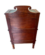 Load image into Gallery viewer, English Regency Mahogany Bed Steps with Leather Tops
