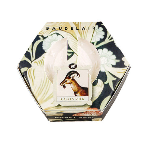 Baudelaire Individually Wrapped Goats Milk Hexagon Soap