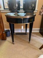 Load image into Gallery viewer, Ebonized Black &quot;Tuxedo Table&quot;
