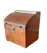 Load image into Gallery viewer, Antique Mahogany Tea Caddy
