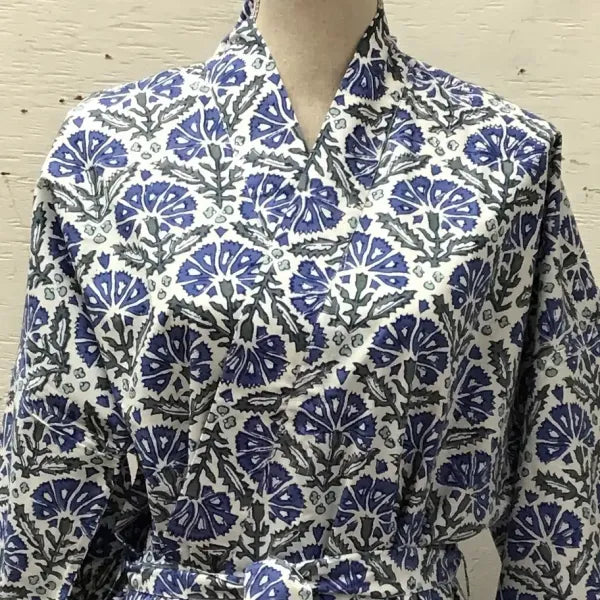 Block Printed Cotton Robes