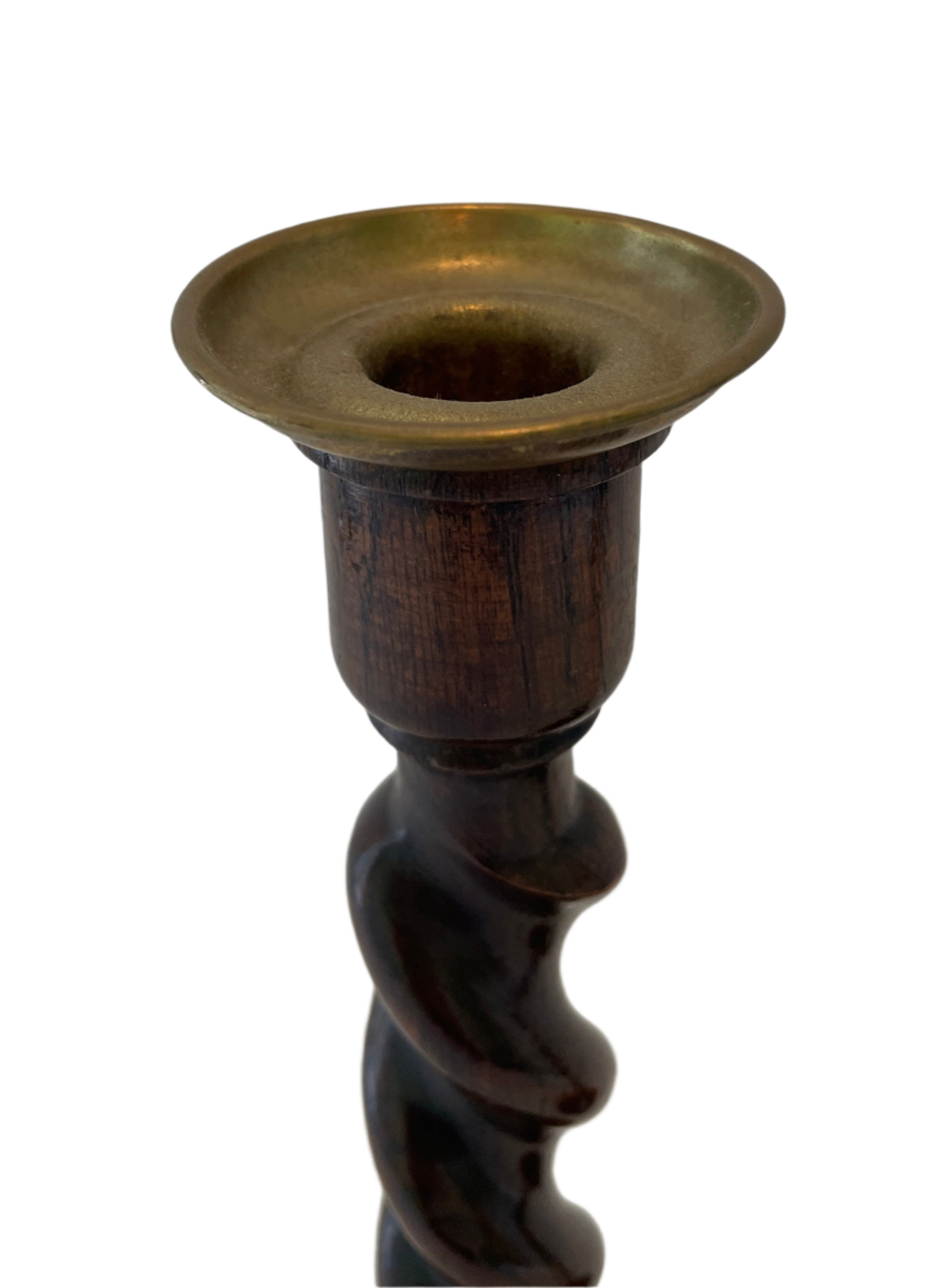 Need photos English 19th c. Barley Twist Candle Sticks Pair