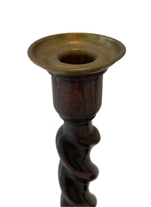 Need photos English 19th c. Barley Twist Candle Sticks Pair