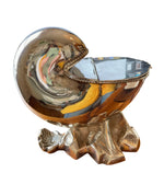 Load image into Gallery viewer, Late 19th C. English Silver Plate Nautilus Spoon Warmer

