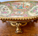 Load image into Gallery viewer, Chinese Export Rose Medallion Ormolu Mounted Bowl
