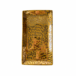 Paul Schneider Dappled Gold Rectangle Tray