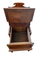 Load image into Gallery viewer, English Regency Mahogany Bed Steps with Leather Tops
