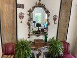 Load image into Gallery viewer, Antique Louis XV Style Silver and Gold Leaf Carved Console and Mirror
