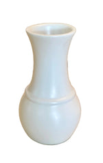 Load image into Gallery viewer, Bulb-Shaped Matte White Porcelain Bud Vase
