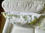 Load image into Gallery viewer, Custom Pillow in Hazelton House Magnolia Floral Fabric
