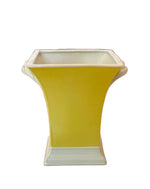 Load image into Gallery viewer, Vintage Yellow Porcelain Vase
