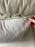 Load image into Gallery viewer, Custom Pillow in Hazelton House Magnolia Floral Fabric
