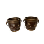 Load image into Gallery viewer, Pair Japanese Hibachi Pots
