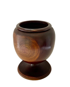 Lignum Vitae Wood Urn