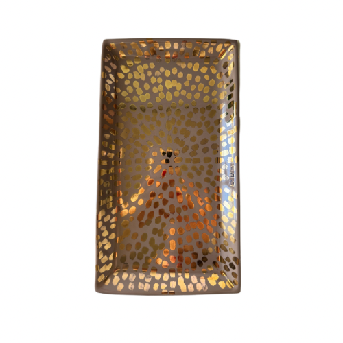 Paul Schneider Dappled Gold Rectangle Tray