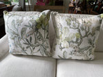 Load image into Gallery viewer, Custom Pillow in Hazelton House Magnolia Floral Fabric
