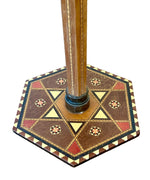 Load image into Gallery viewer, Hexagonal  Moorish Parquetry Side Table
