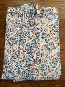 Block Printed Cotton Robes Long Length