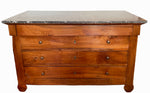 Load image into Gallery viewer, 19th C. French Louis Phillippe Chest with Marble Top
