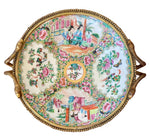 Load image into Gallery viewer, Chinese Export Rose Medallion Ormolu Mounted Bowl
