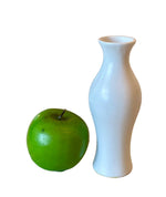 Load image into Gallery viewer, Slender White Matte Porcelain Bud Vase
