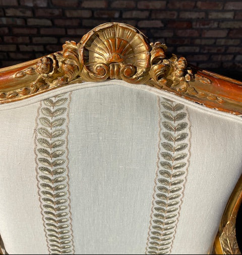 Pair of 19th C. Louis XV Arm Chairs