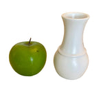 Load image into Gallery viewer, Bulb-Shaped Matte White Porcelain Bud Vase
