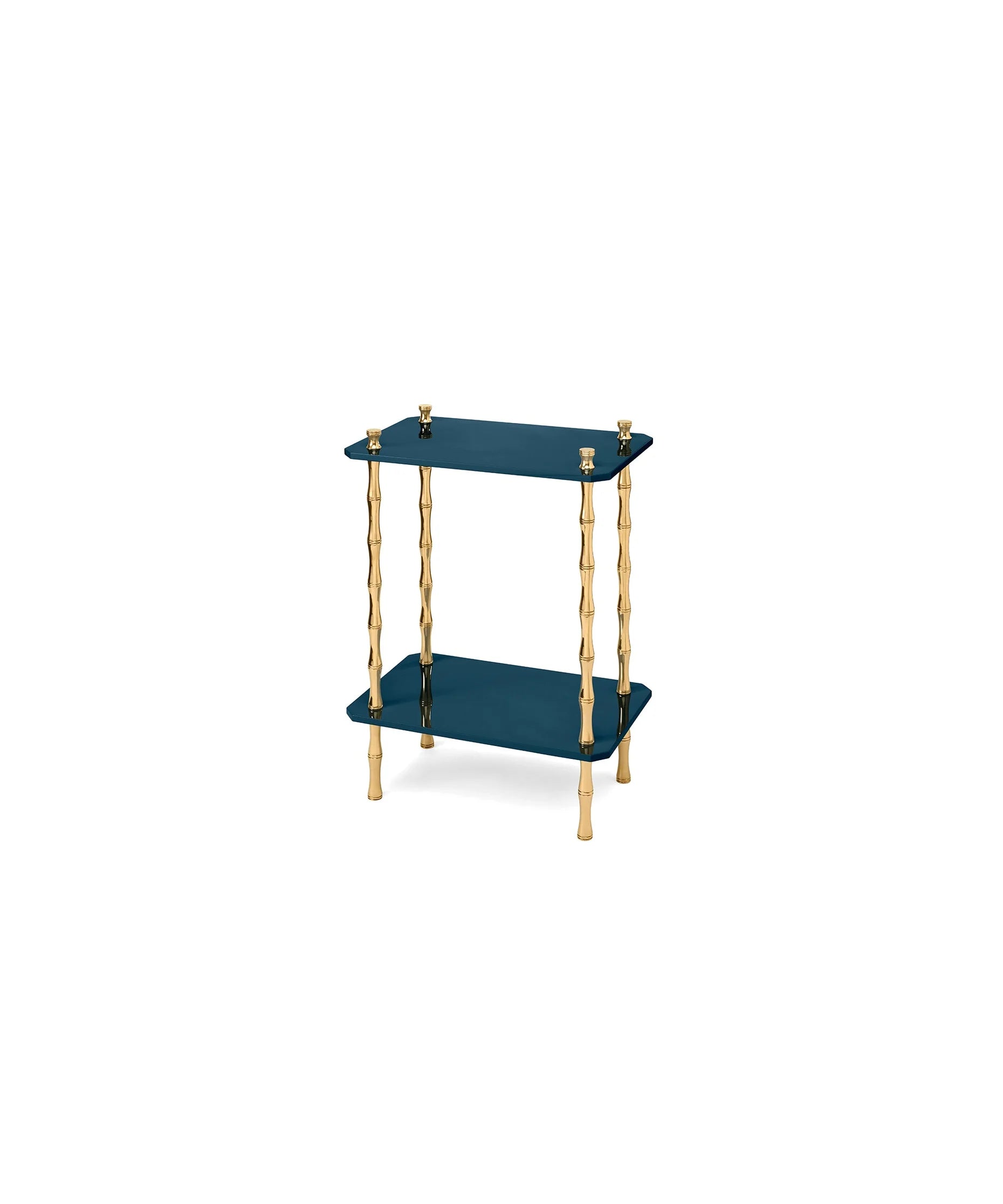 The Lacquer Company Small Freddie Table in Brass