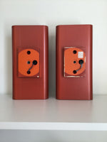 Load image into Gallery viewer, Vintage Red Kaiser Leuchten Space Age Sconces, 1970&#39;s, Pair
