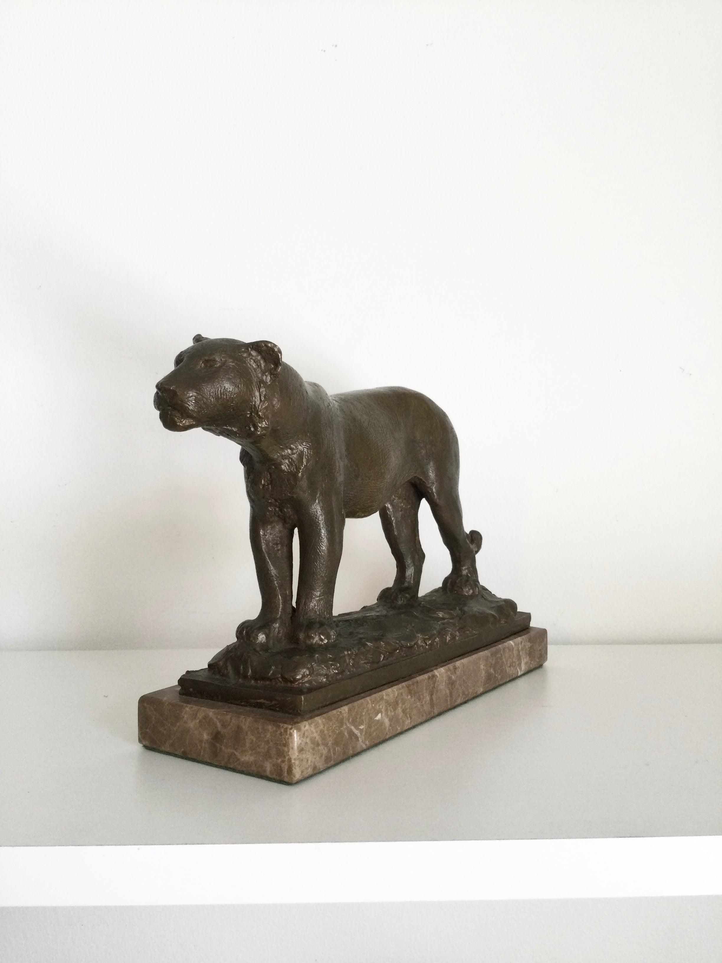 Bronze Lioness Sculpture