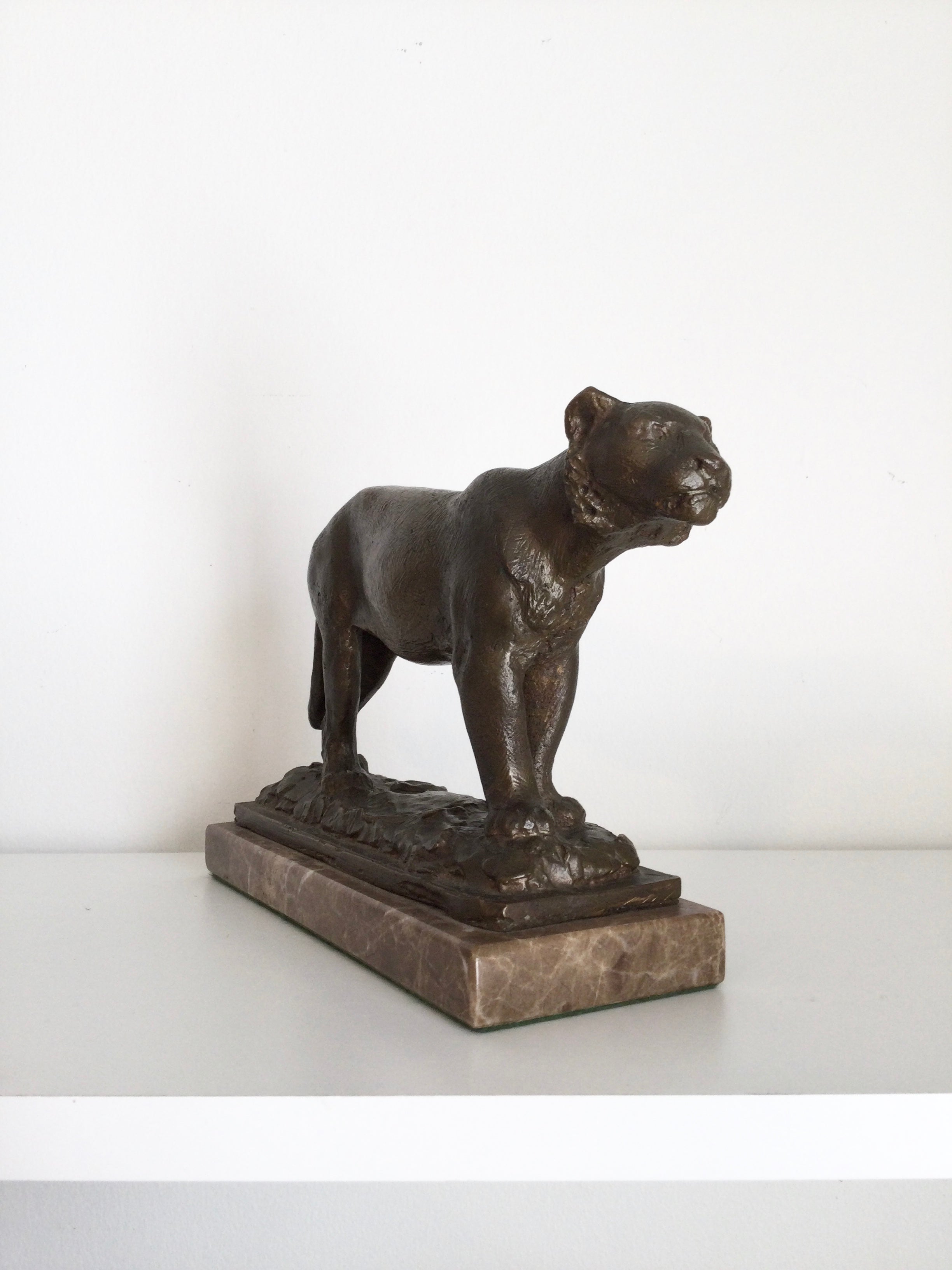 Bronze Lioness Sculpture