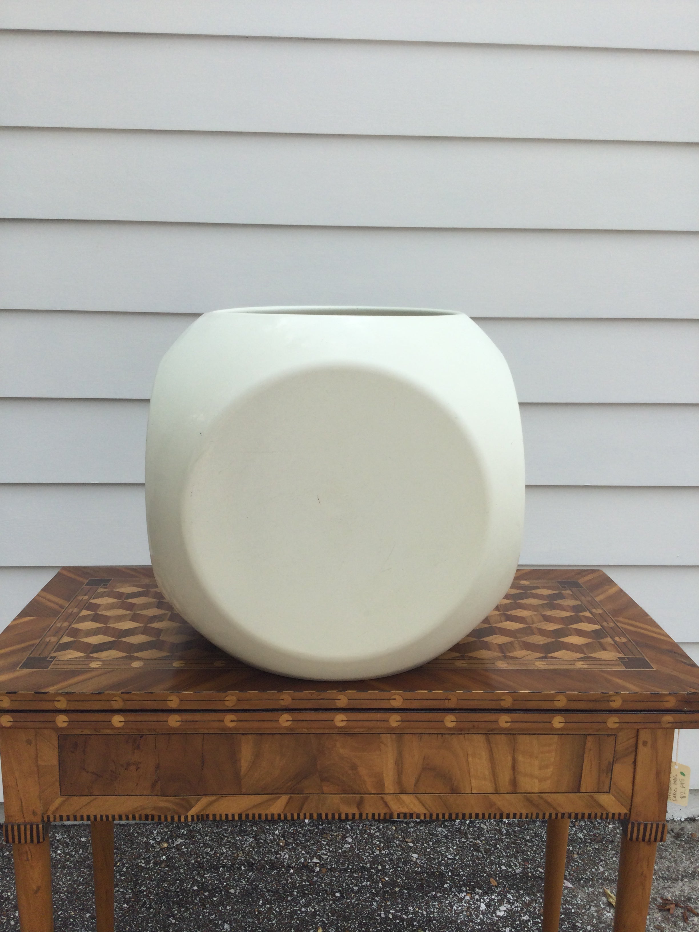 Vintage 1970s Space Age White Cube