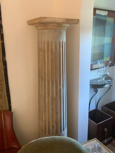 Round Fluted Columns, Pair Available