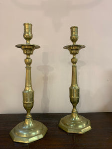 Brass Tall Candlesticks (Pair)