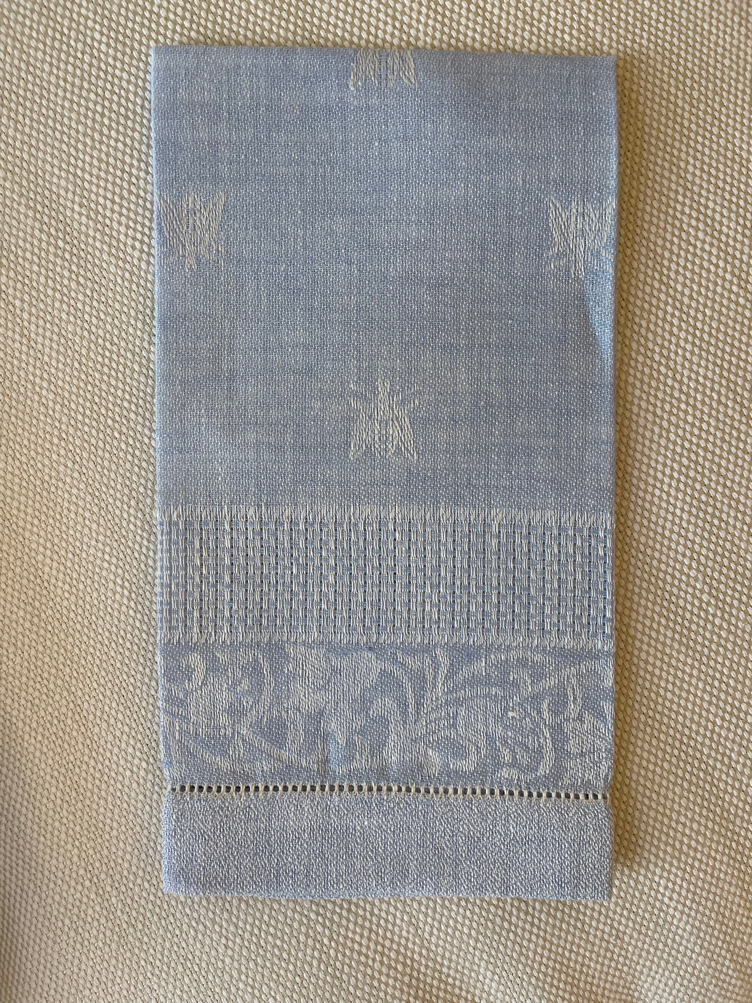 Woven Italian Cotton and Linen Hand Towels