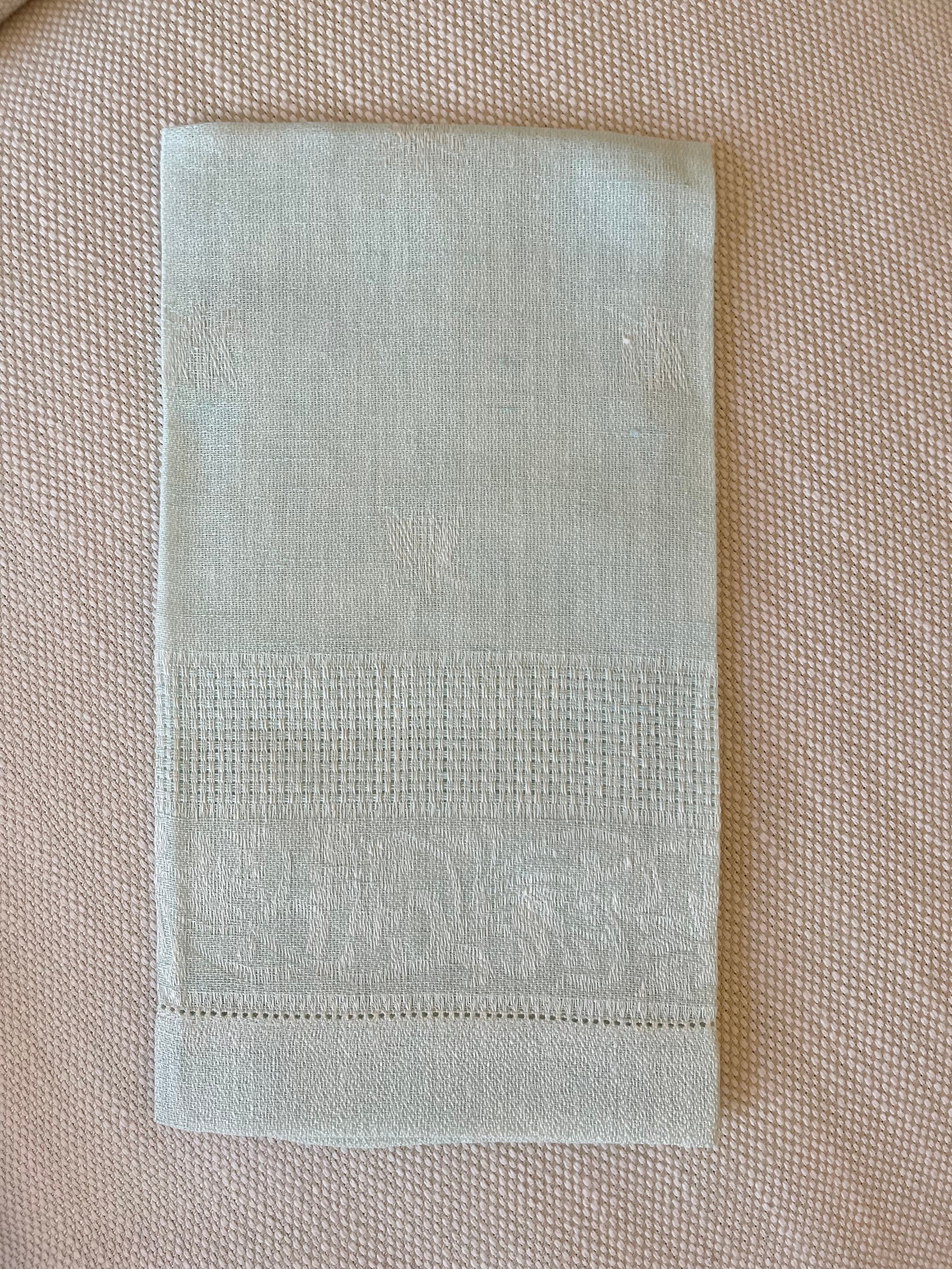 Woven Italian Cotton and Linen Hand Towels