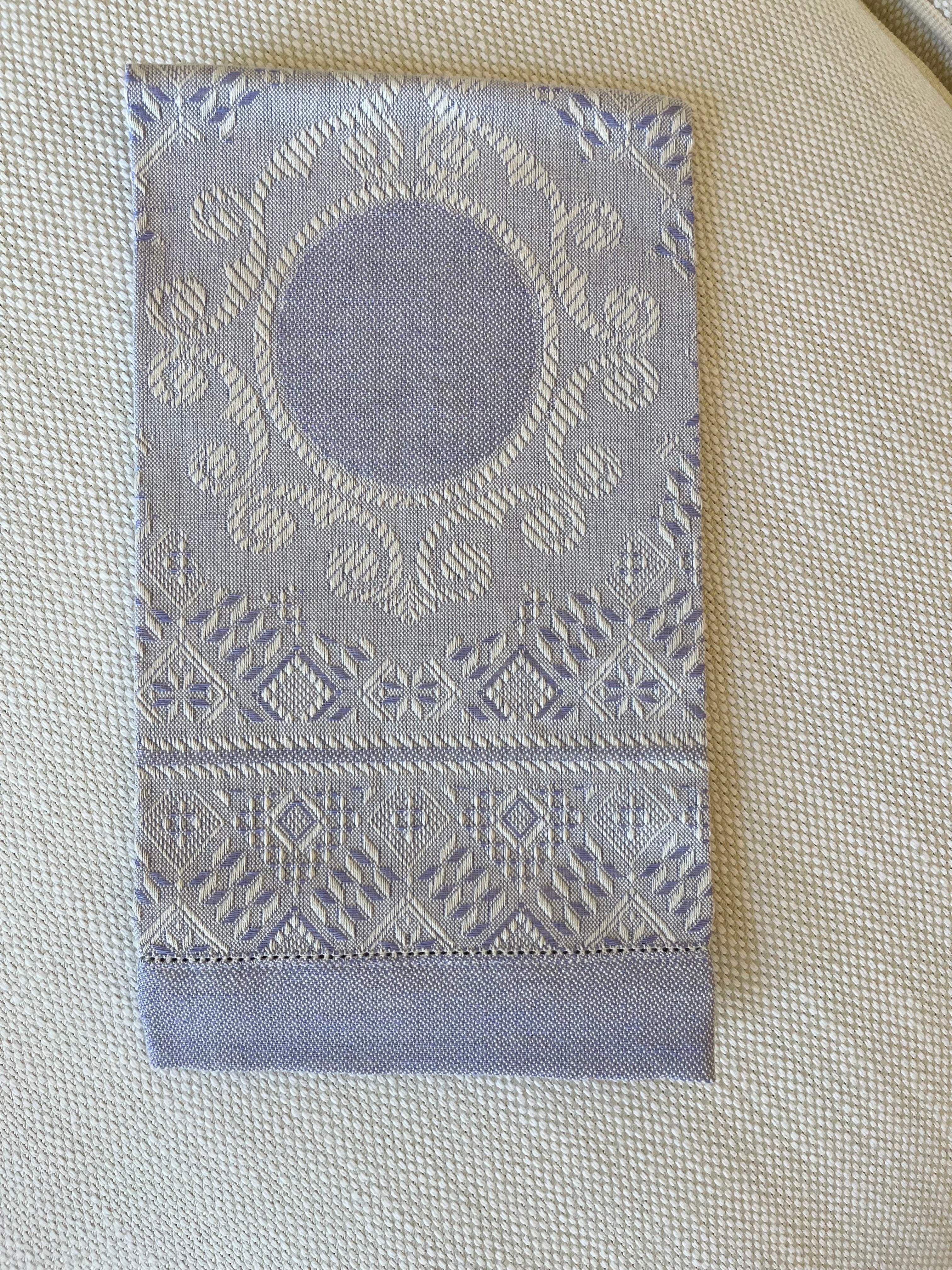 Woven Italian Cotton and Linen Hand Towels