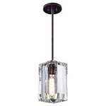 Load image into Gallery viewer, Monceau Crystal Faceted Pendant Light Fixture
