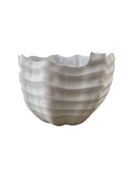 Load image into Gallery viewer, Bisque Sculptural Rippled Bowl

