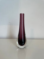 Load image into Gallery viewer, Murano Sommerso Bud Vase in Purple
