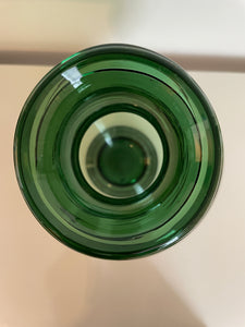 Vintage Swedish Green Glass Vase