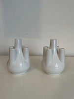 Load image into Gallery viewer, Pair of Antique French Porcelain Tulipieres
