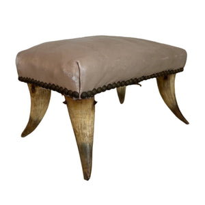 Stool with Horn Legs