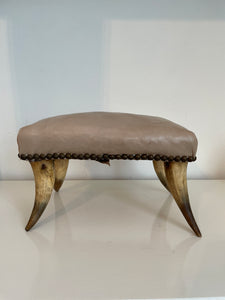 Stool with Horn Legs